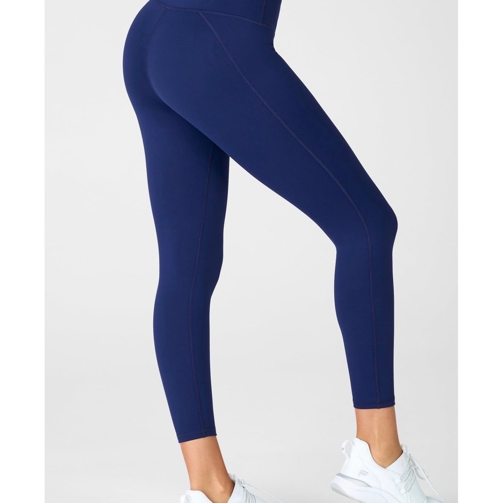 Fabletics‎ Define High Waisted Leggings Womens XL Deep Navy Blue Activewear Yoga
